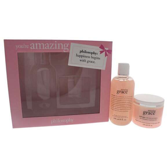 Philosophy Other - Philosophy Amazing Grace Gift Set 2 pc 8/4 oz Hydrating Shower Gel & Body Creme